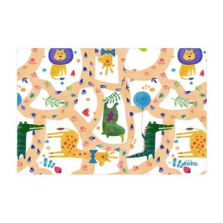 lola-placemats-afwasbaar-speels-safari-dieren-roos-vrolijk-kinderen