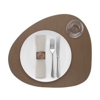 Leder_Skinnatur_Placemats_Onderlegger_Belgisch_Pebble_Tobacco